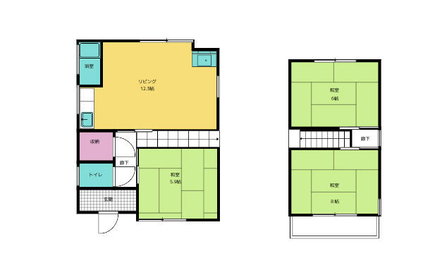 detached 大阪府大東市北条５丁目