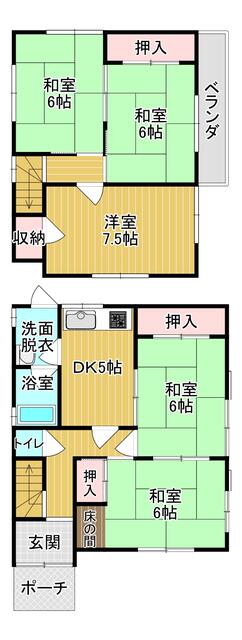 detached 大阪府柏原市大正２丁目