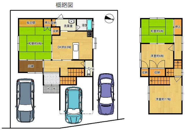 detached 大阪府八尾市恩智中町５丁目