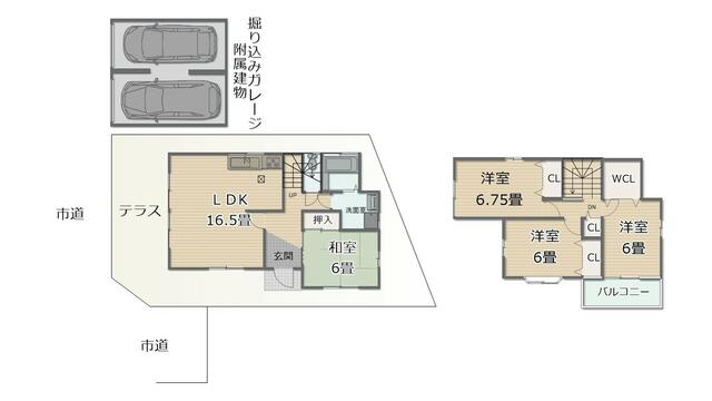 detached 大阪府河内長野市加賀田 地図を見る