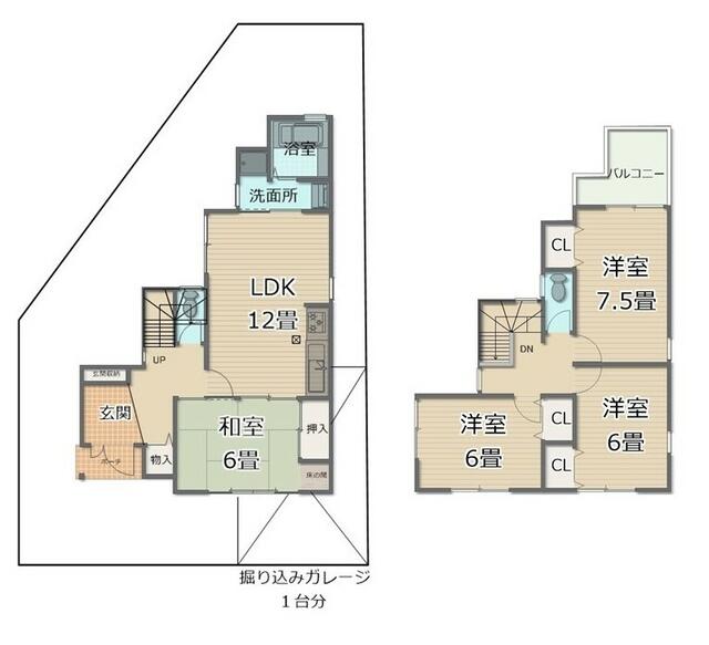 detached 大阪府富田林市廿山１丁目 地図を見る