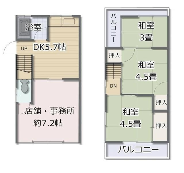 detached 大阪府河内長野市原町６丁目 地図を見る