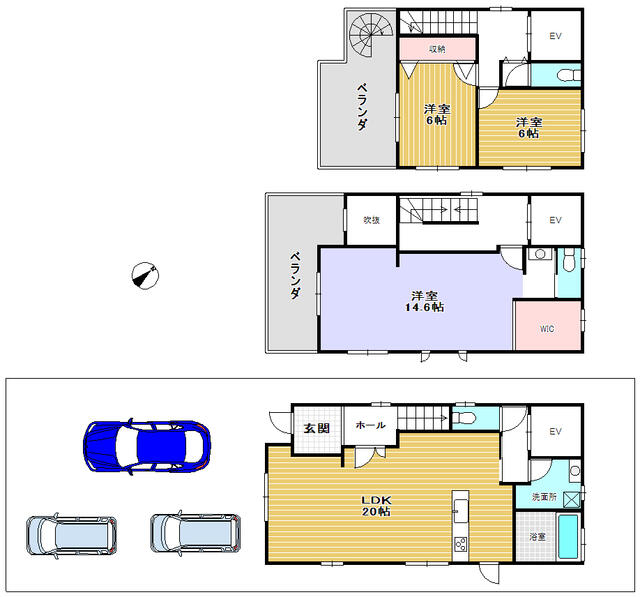 detached 大阪府柏原市国分本町３丁目