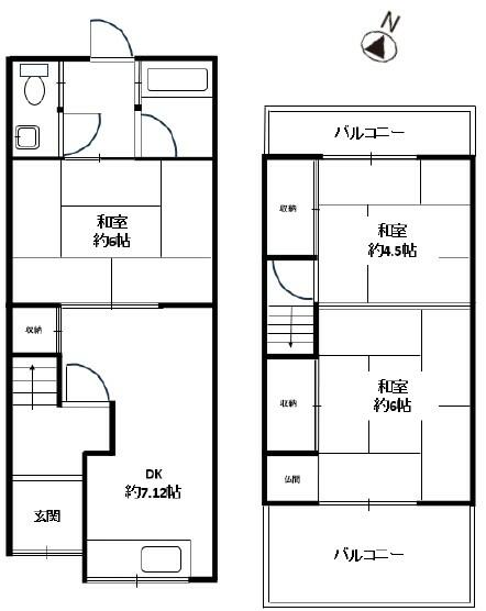 detached 大阪府松原市松ケ丘２丁目 地図を見る