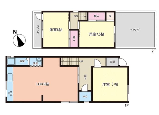 detached 大阪府泉大津市末広町１丁目 地図を見る