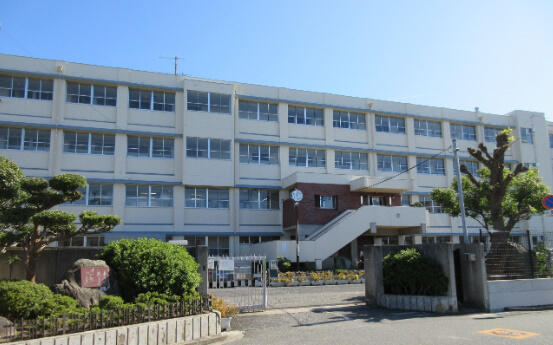 羽曳野市立高鷲中学校 (541m)