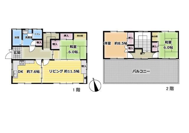 detached 大阪府阪南市下出 地図を見る
