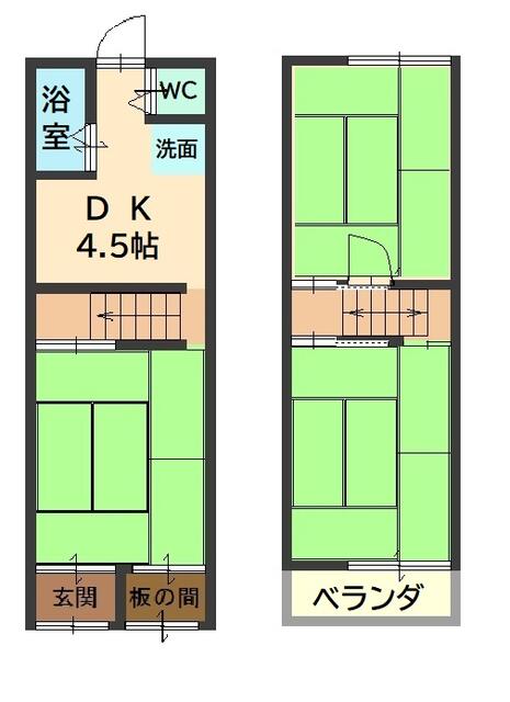 detached 大阪府守口市金田町２丁目