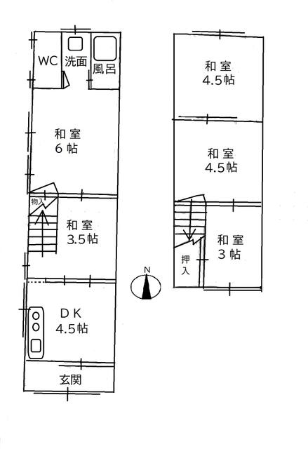 detached 大阪府八尾市明美町２丁目