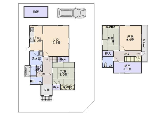 detached 大阪府和泉市山荘町１丁目