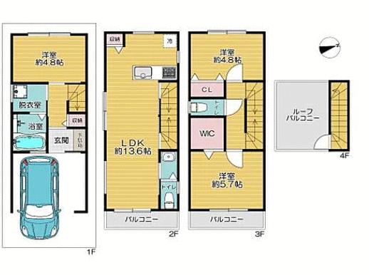 ３ＬＤＫ　間取り図