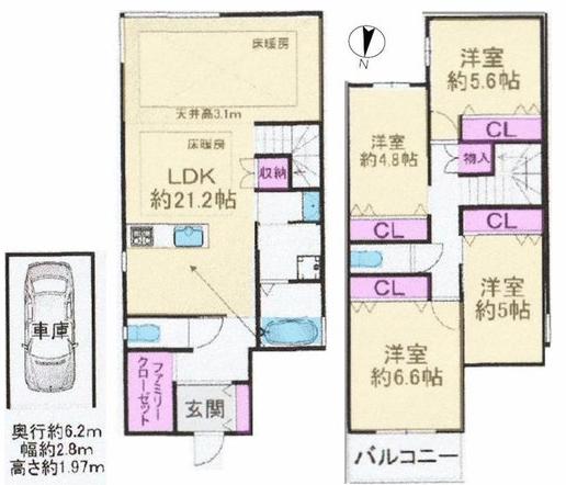 detached 大阪府寝屋川市成田東町