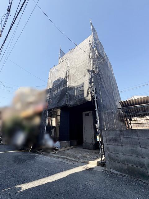 現地（外観）／現地。建築中です。