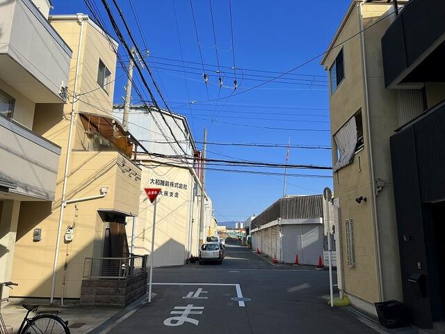 北側道路は約６ｍです。