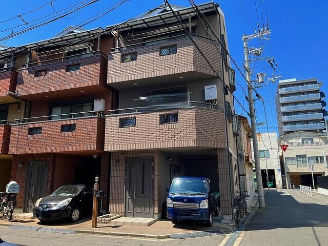 現地（外観）／北側約６ｍ×東側約４ｍ道路の北東角地につき、陽当り・通風大変
