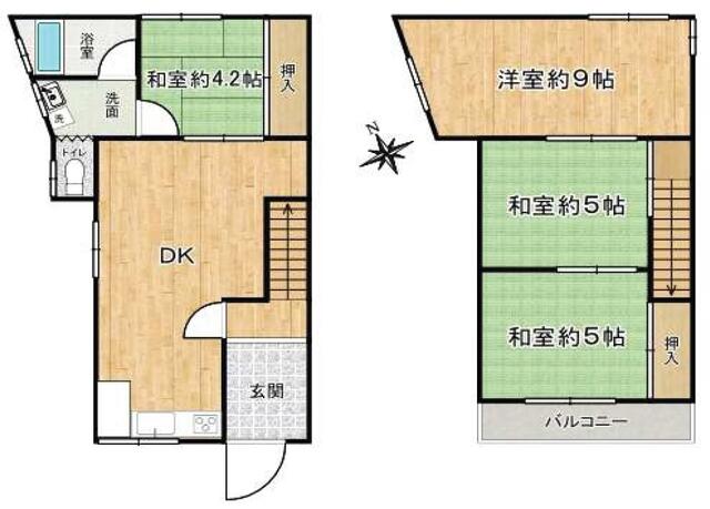 detached 大阪府大阪市東成区中道３丁目 地図を見る