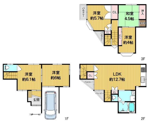 室内外フルリフォーム済み。