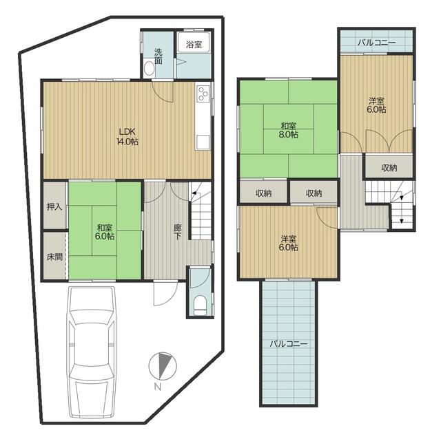 detached 大阪府和泉市府中町６丁目
