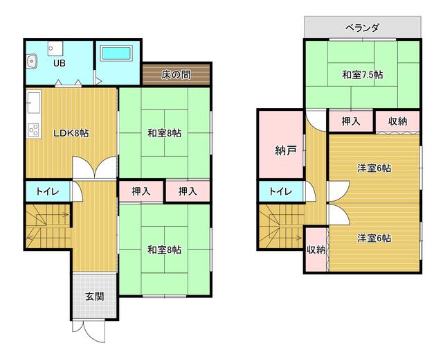 detached 大阪府河内長野市大矢船中町