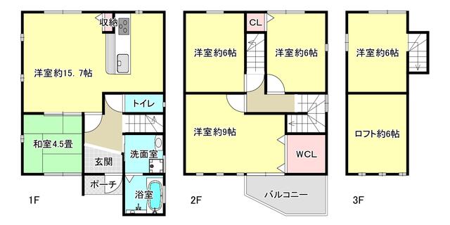 detached 大阪府大阪狭山市茱萸木８丁目 地図を見る
