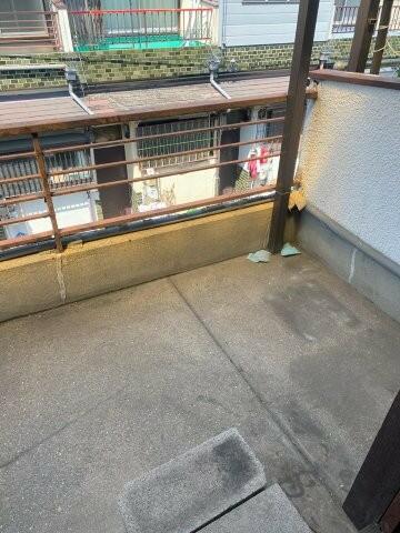 西側ベランダ