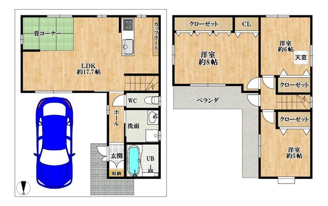 detached 大阪府松原市天美南１丁目