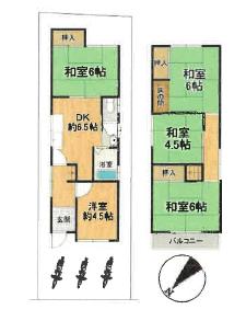 detached 大阪府堺市東区中茶屋