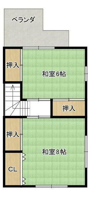 丑寅２丁目２階平面間取り図