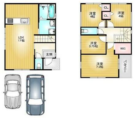 detached 大阪府箕面市外院３丁目 地図を見る