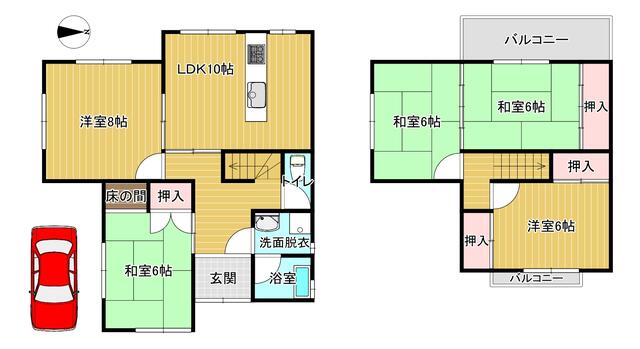 detached 大阪府南河内郡太子町大字春日