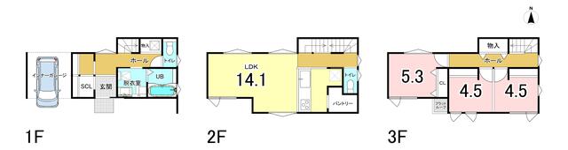 detached 大阪府八尾市山本町北６丁目 地図を見る