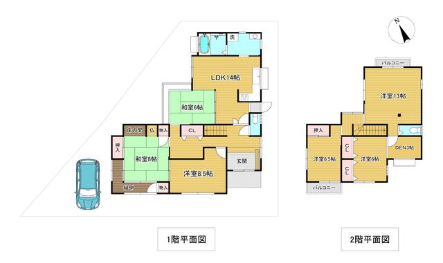 detached 大阪府南河内郡河南町大宝２丁目