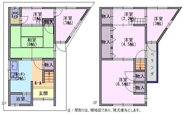 detached 大阪府松原市天美西２丁目 地図を見る
