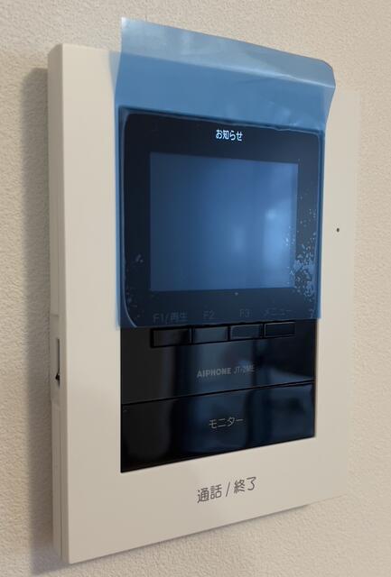 モニター付きインターホンで防犯対策も安心