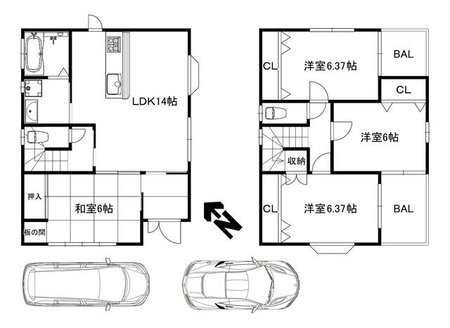 detached 大阪府岸和田市箕土路町２丁目 地図を見る