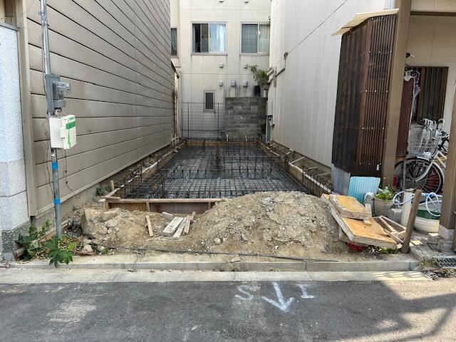 現地基礎鉄筋写真