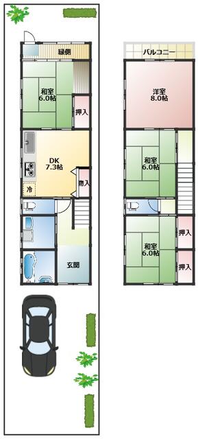 house for sale in Himeji, Hyogo | ¥21,800,000 | 4DK | Akiyama house f…