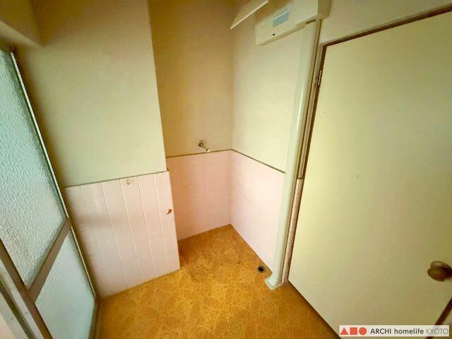 洗面台・洗面所／洗面室の洗濯機置場です。