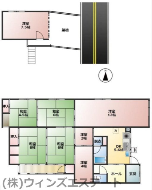 兵庫県西脇市の一戸建て | 250万円 | 6DK | 134.28m² | Akiyama house finder