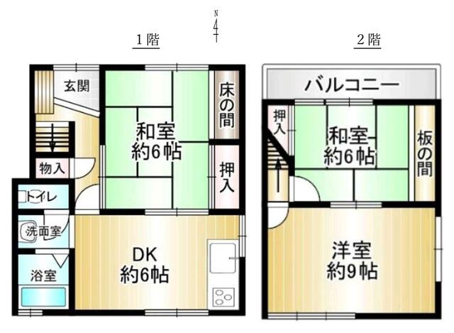 house for sale in Amagasaki, Hyogo | ¥5,980,000 | 3DK | Akiyama house…