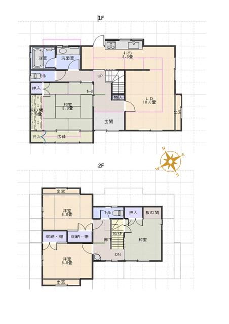 兵庫県姫路市の一戸建て | 890万円 | 4LDK | 198.05m² | Akiyama house finder