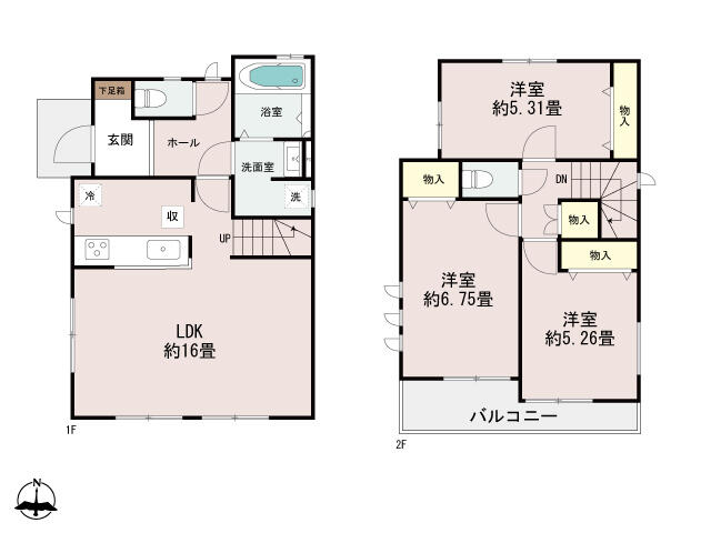 detached 兵庫県明石市大久保町高丘５丁目 地図を見る