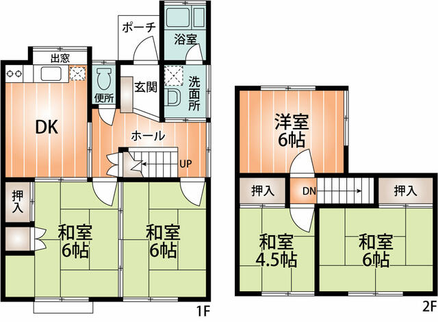 兵庫県姫路市の一戸建て | 380万円 | 5DK | 107.97m² | Akiyama house finder