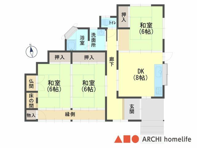 detached 兵庫県加古川市西神吉町大国 地図を見る