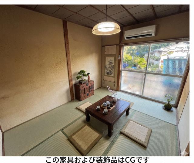 リビング以外の居室／和室６帖（家具・装飾品はＣＧによるイメージ）