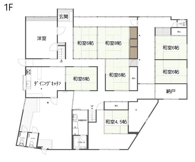 house for sale in Kasai, Hyogo | ¥9,750,000 | 12DK | Akiyama house fi…