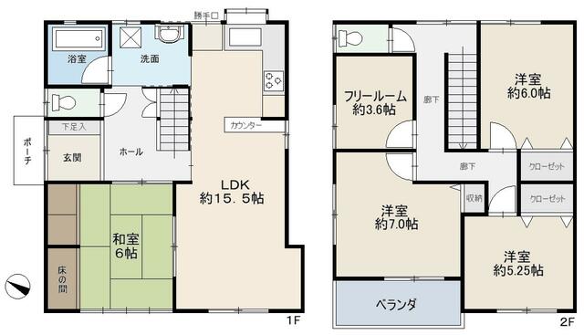 兵庫県明石市の一戸建て | 2880万円 | 4SLDK | 115.9m² | Akiyama house finder