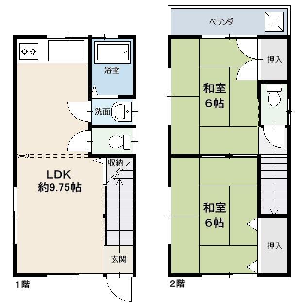兵庫県神戸市の一戸建て | 1980万円 | 2LDK | 53.02m² | Akiyama house finder