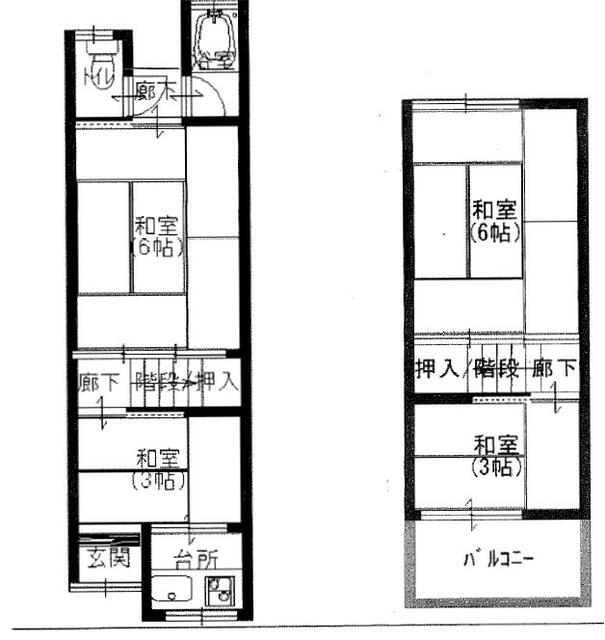 detached 大阪府寝屋川市河北東町