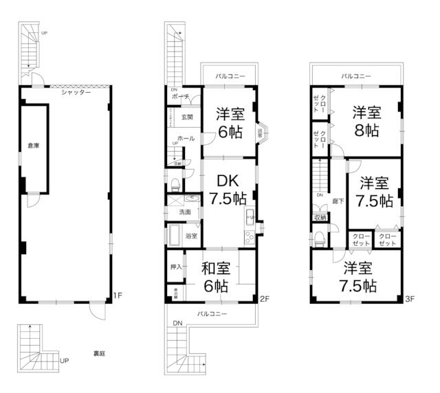 detached 兵庫県尼崎市東園田町６丁目